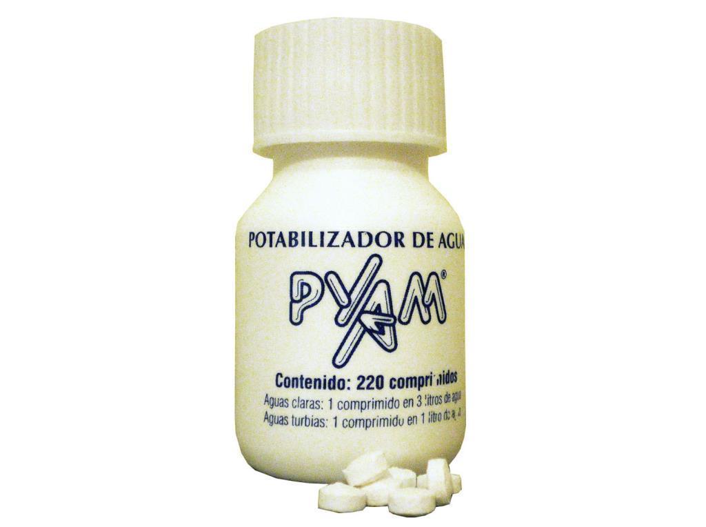 Pastillas Pyam Potabilizadoras 3 L O 1l 220 Comprimidos
