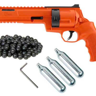 Revolver Disuasivo Defensa Umarex T4e Hdr 68 Kit Naranja