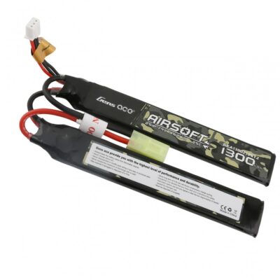 Gens Ace 2S 1300mAh 7.4V 25C 2X Airsoft Tamiya